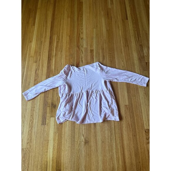 Torrid Super Soft Fleece Open-Front Cardigan With Long Sleeves - Light Pink - Si - Picture 6 of 7